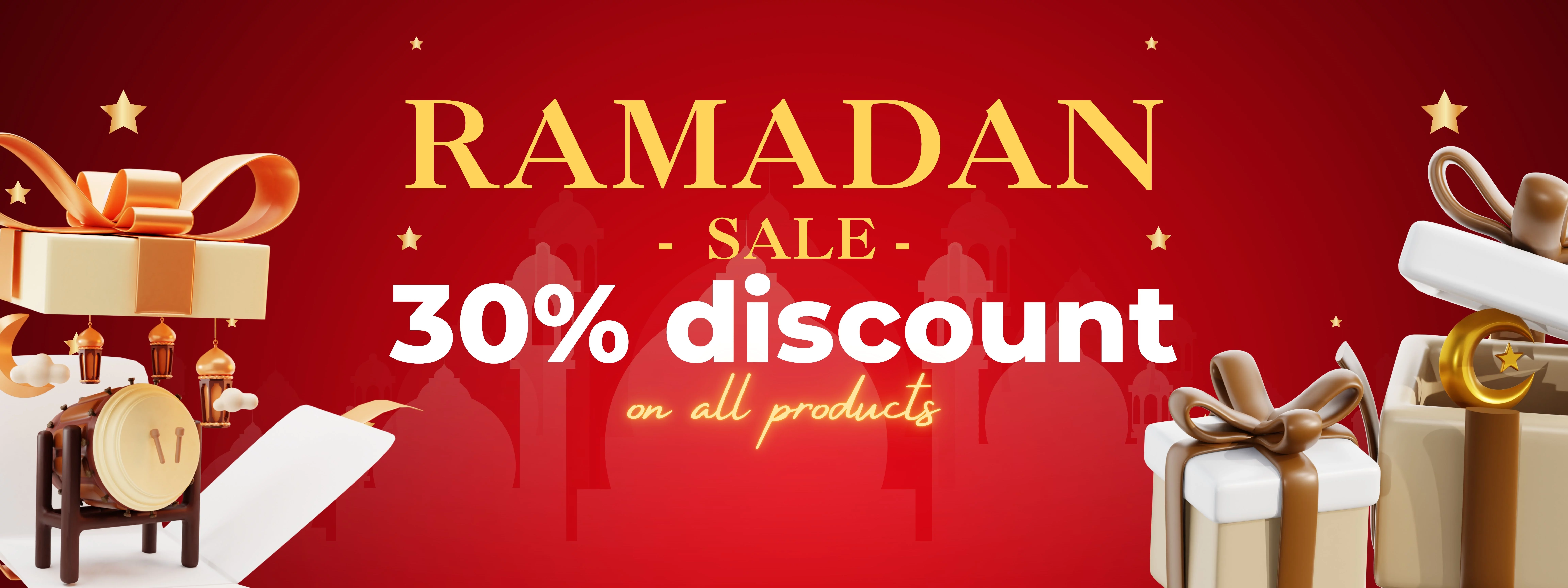 30% Flat Discount ramadan