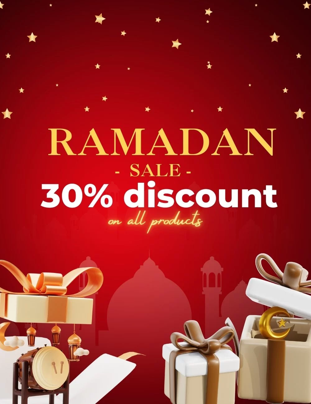 30% Flat Discount ramadan