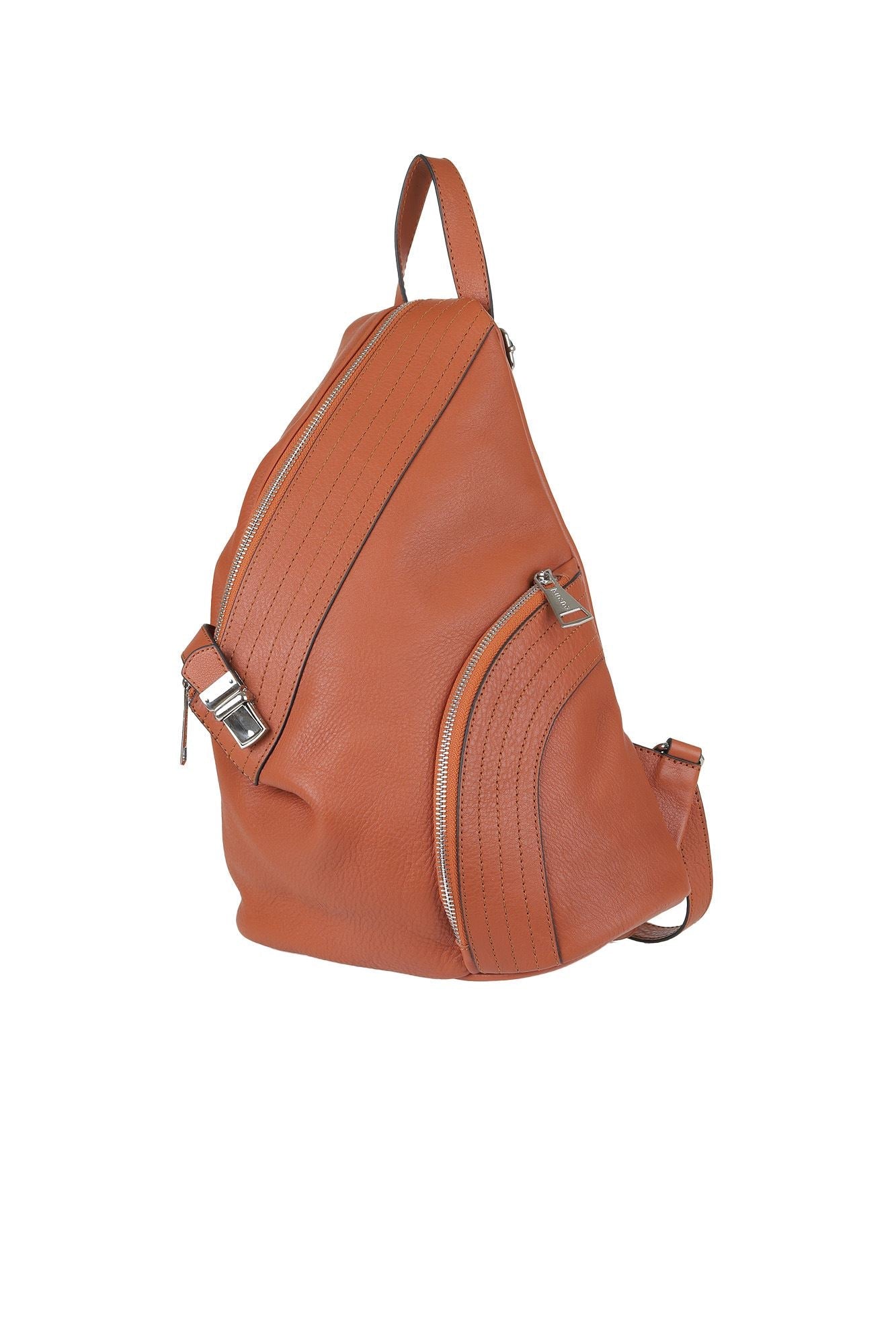 Bueno 's Leather Backpack in pink