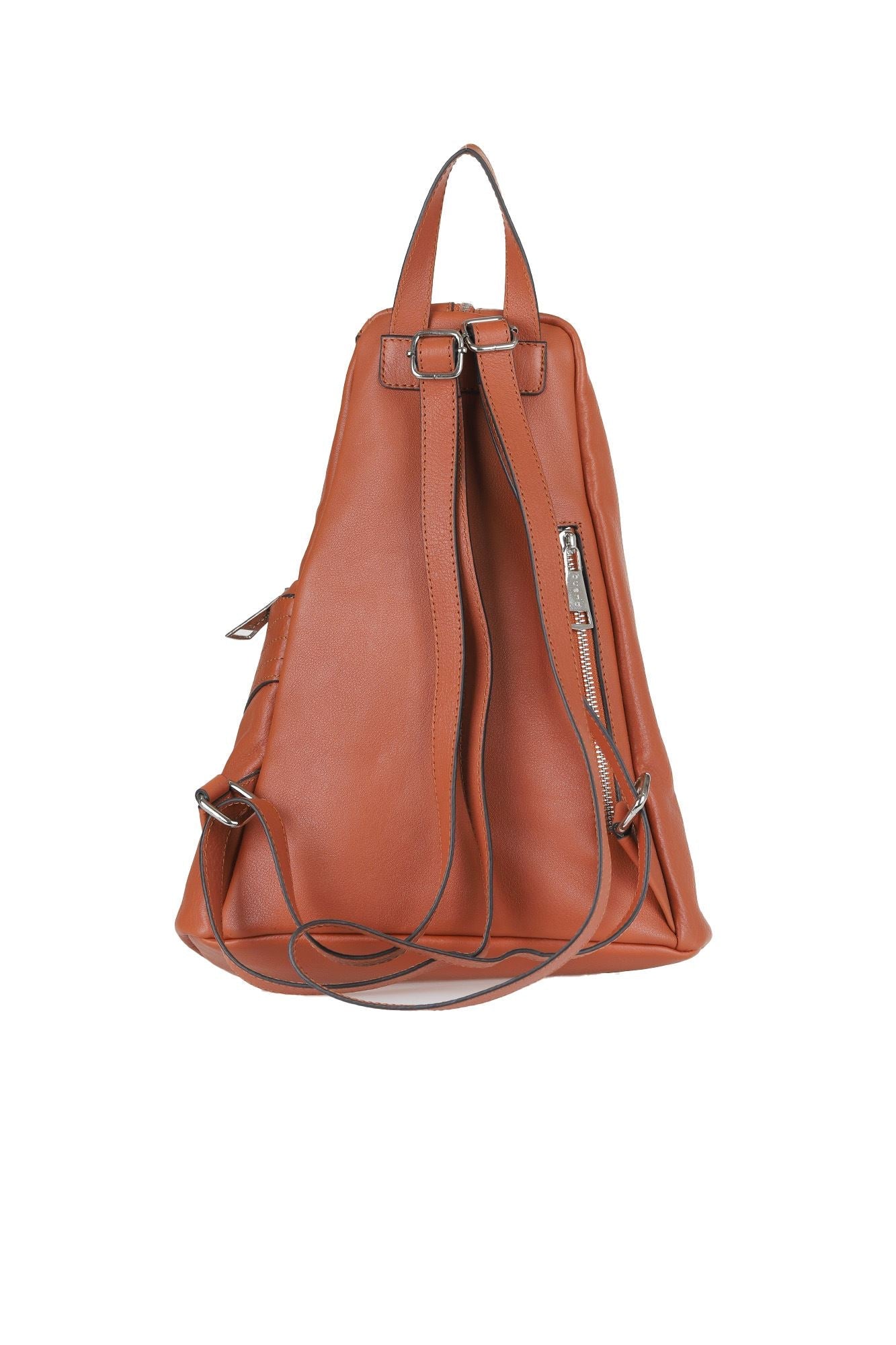 Bueno 's Leather Backpack in navy