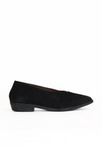 Bueno women's Structured Flat Ballerinas in brown