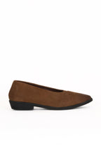 Bueno 's Structured Flat Ballerinas in black