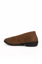 Bueno 's Structured Flat Ballerinas in brown