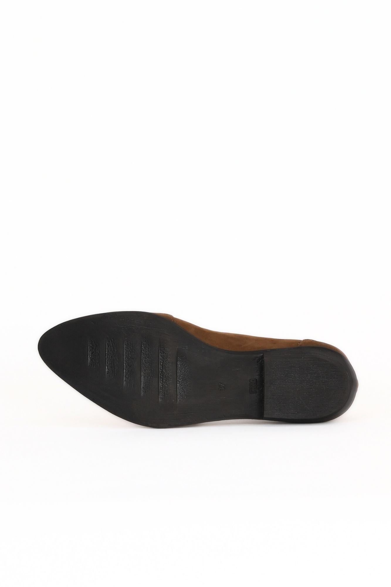 Bueno 's Structured Flat Ballerinas in black