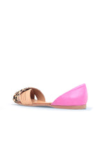 Bueno 's Animal Print Flat Sandals in darkstone