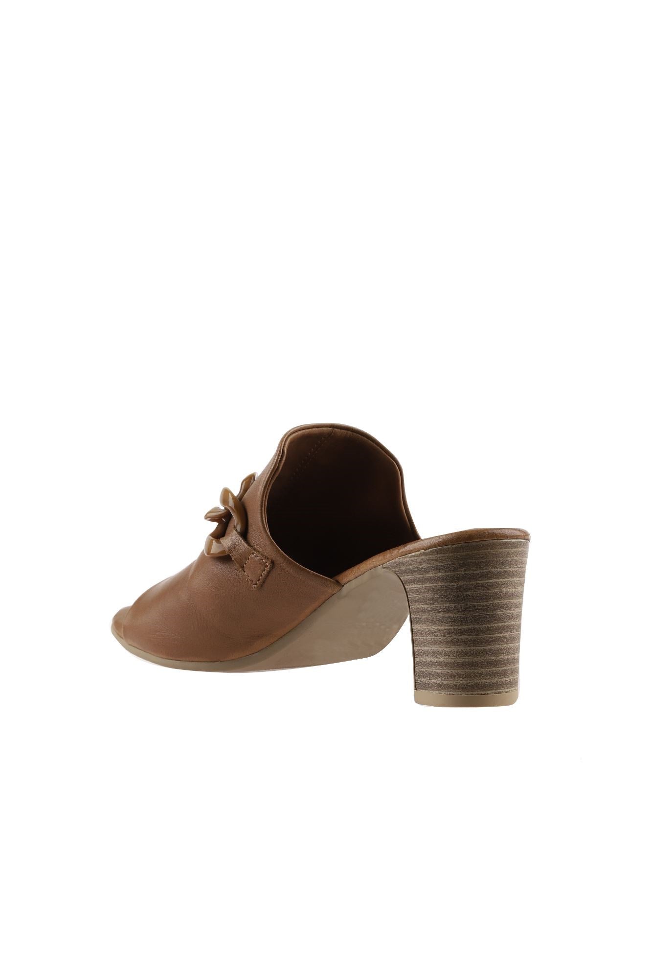 Bueno Women's Leather Heeled Slipper