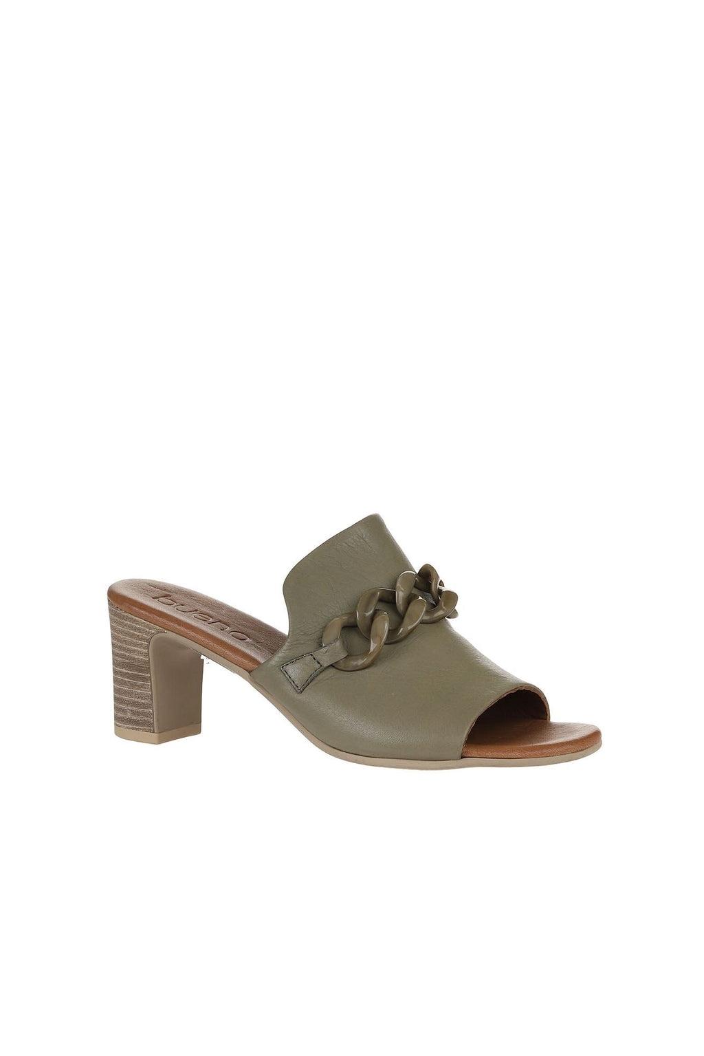 Bueno Women's Leather Heeled Slipper