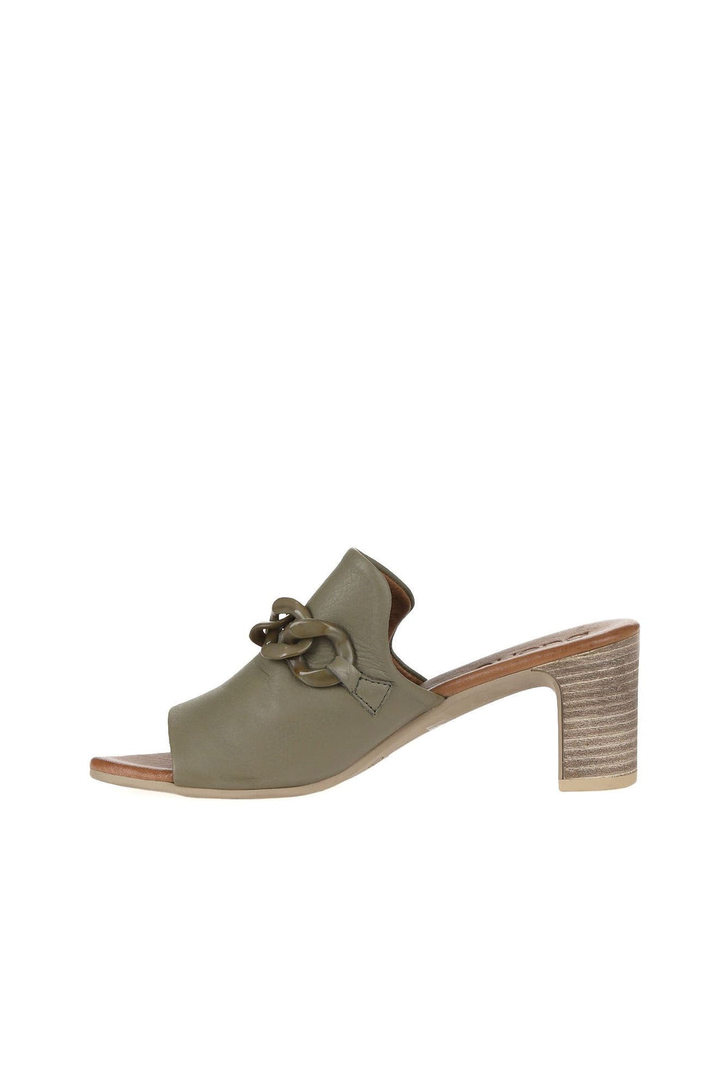 Bueno Women's Leather Heeled Slipper