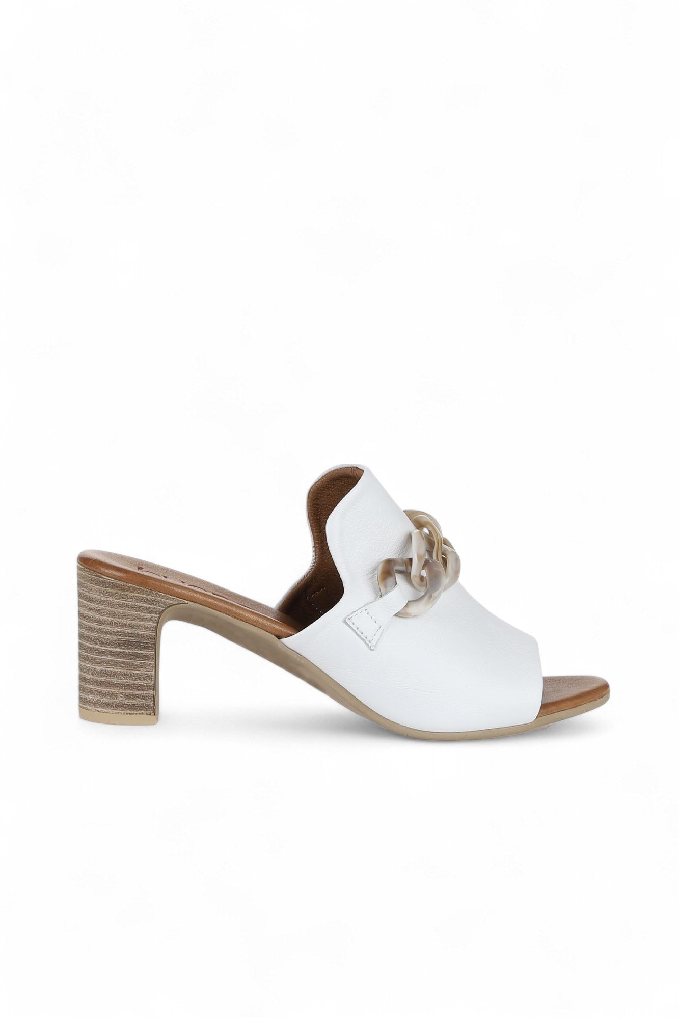 Bueno Women's Leather Heeled Slipper