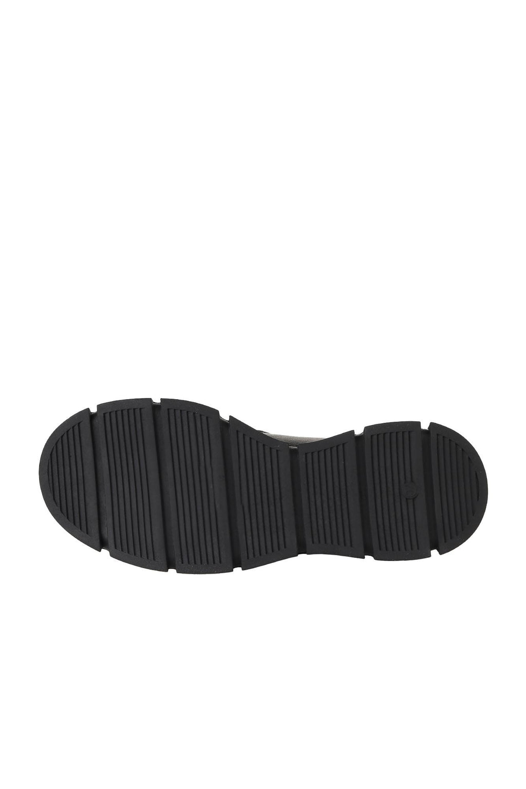 Bueno 's Chunky Zip Boots in black darkstone leather