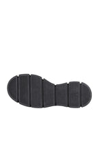 Bueno 's Chunky Zip Boots in black khaki leather