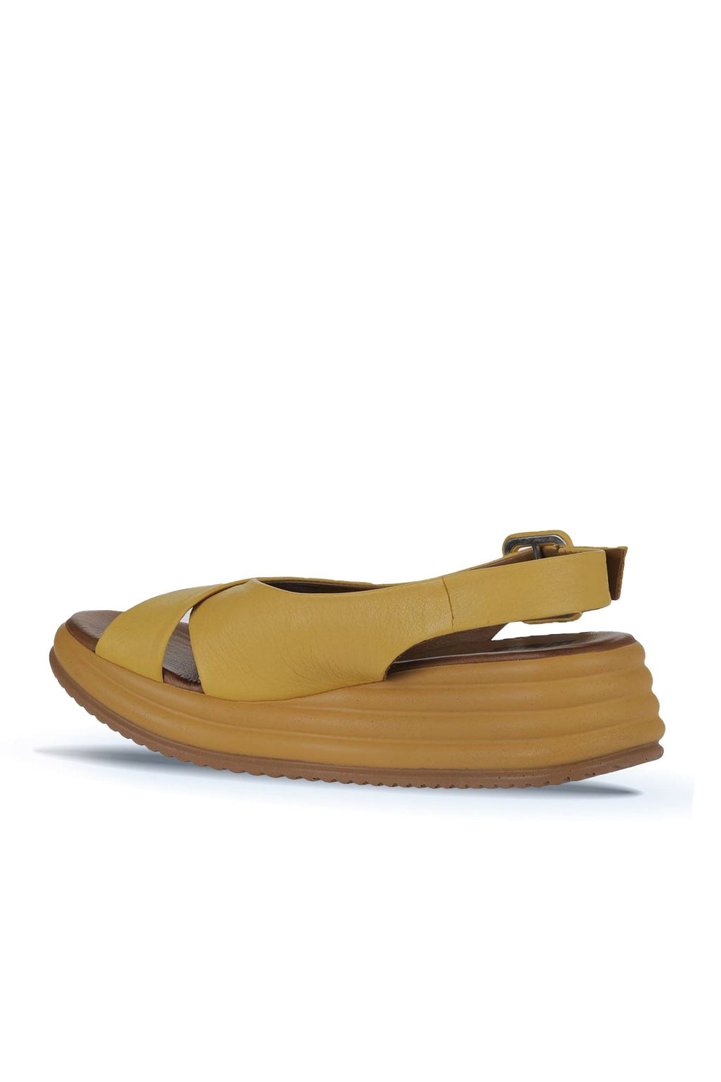 Bueno Women's Leather Wedge Sandal