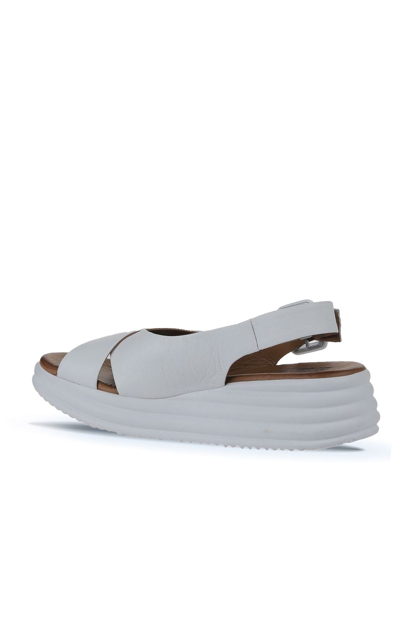 Bueno Women's Leather Wedge Sandal