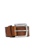 Bueno 's Textured Leather Belt in brown