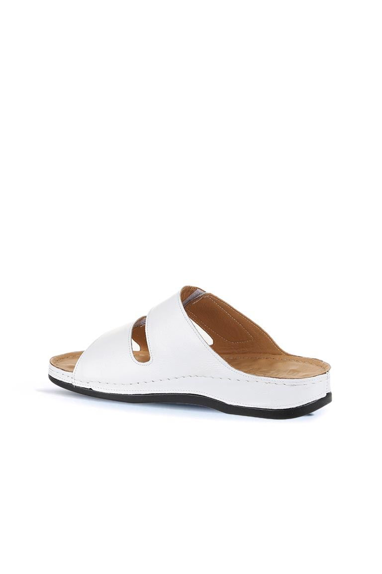 Bueno Men's Leather Flat Slipper