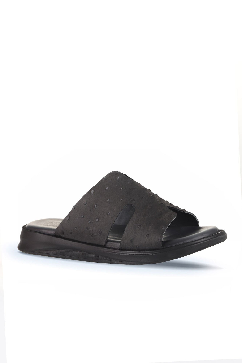 Bueno Men's Leather Flat Slipper