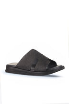 Bueno Men's Leather Flat Slipper