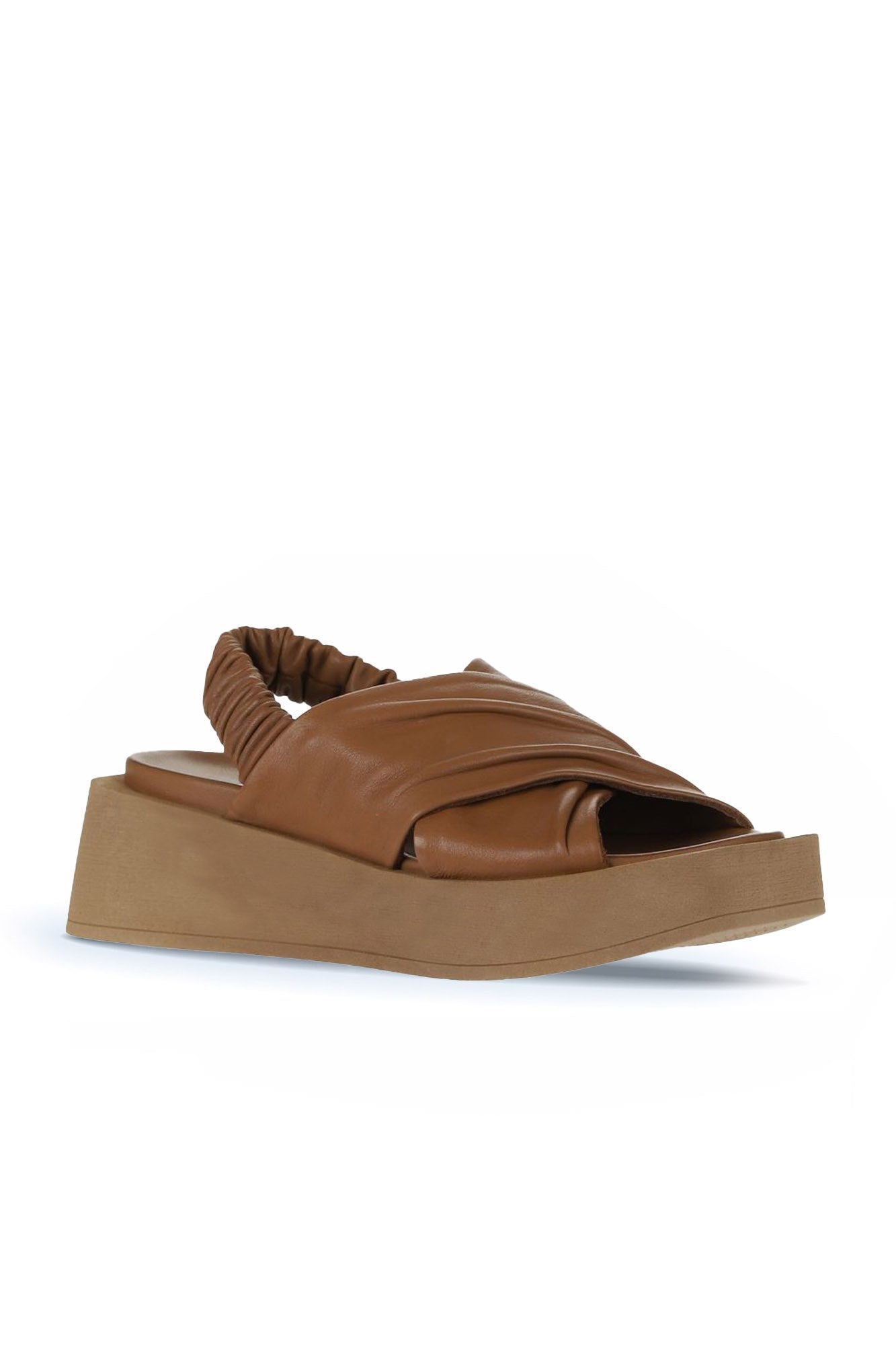 Bueno Women's Leather Flat Sandal