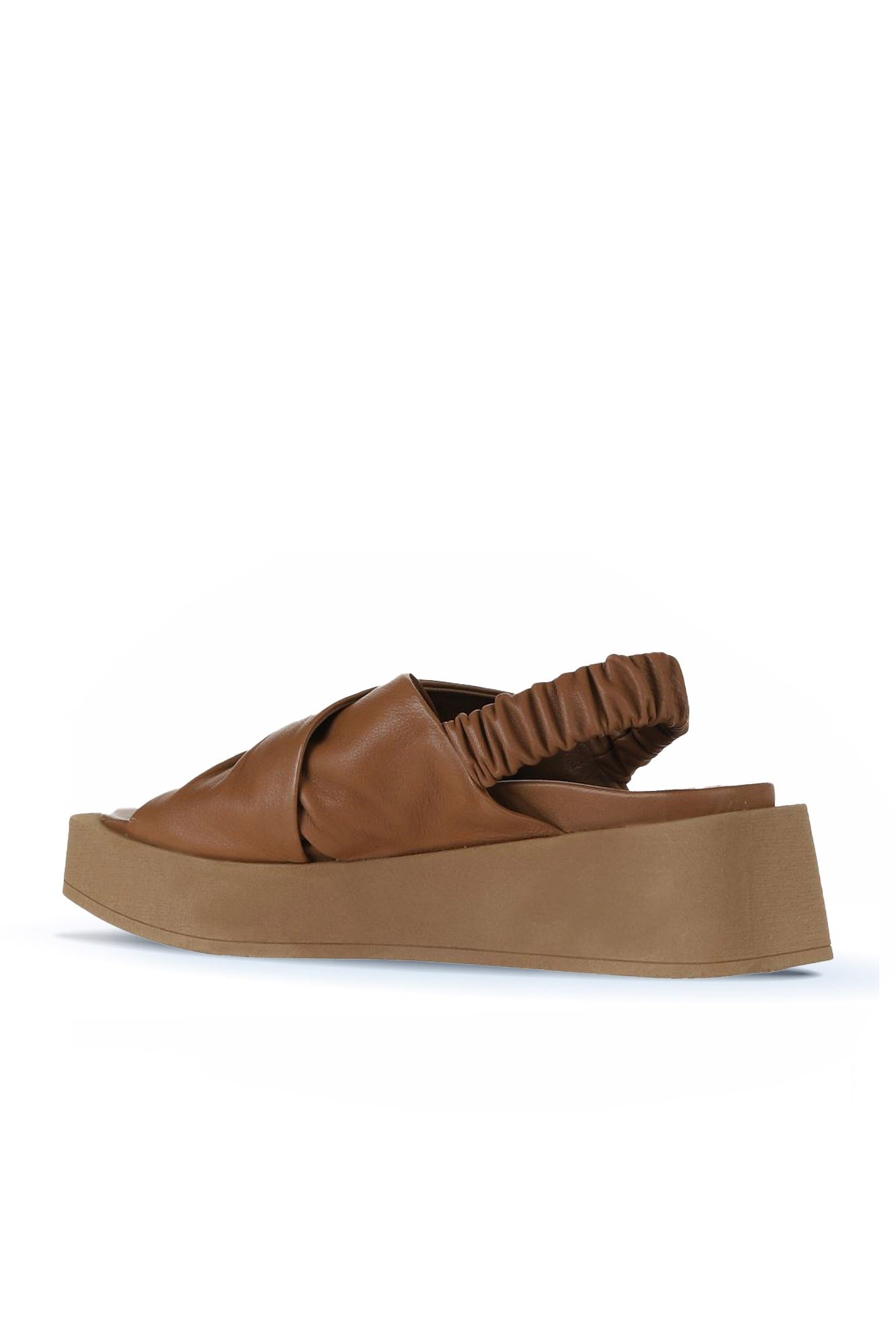 Bueno Women's Leather Flat Sandal