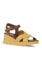 Bueno Women's Leather Wedge Sandal