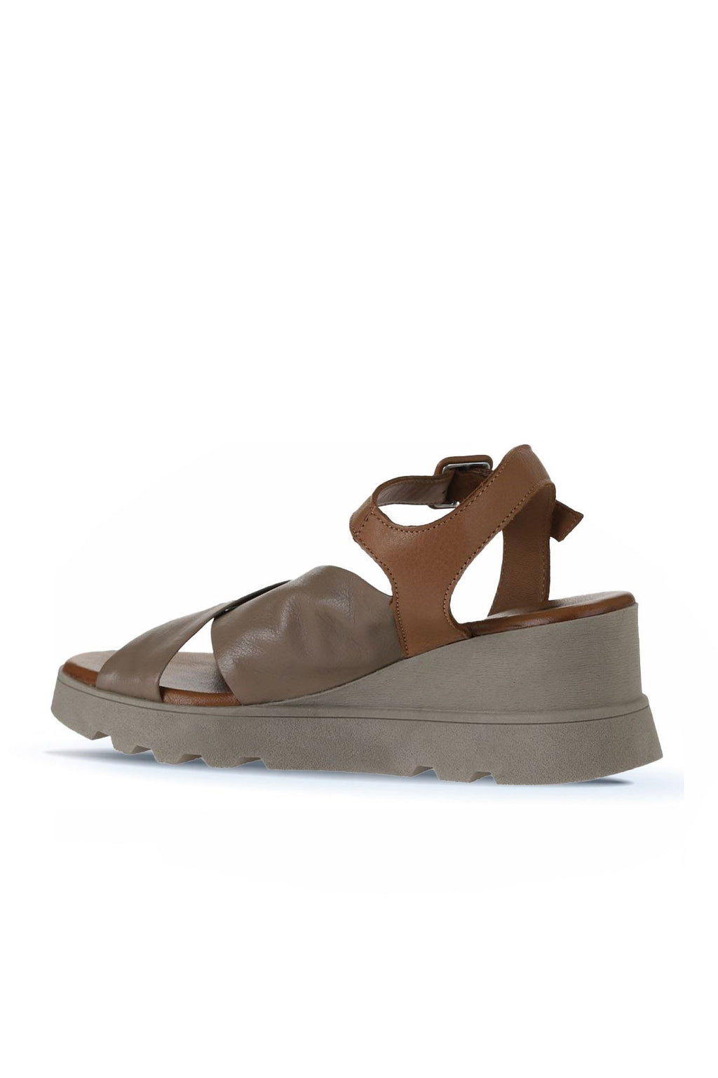 Bueno Women's Leather Wedge Sandal