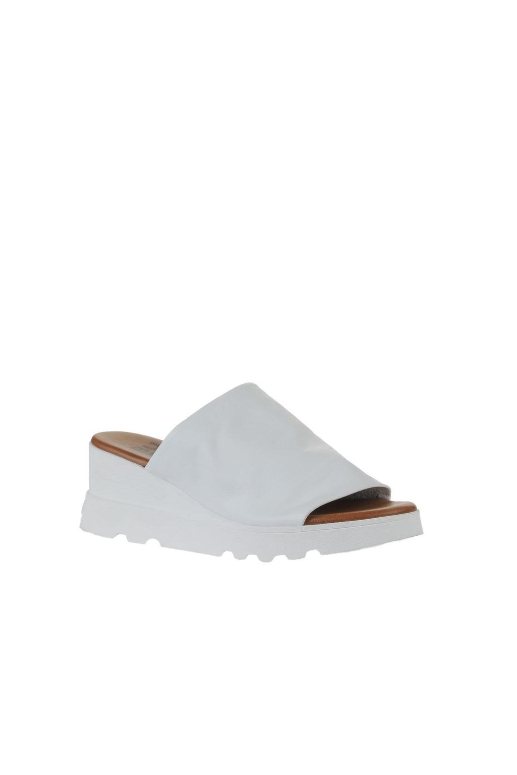 Bueno 's  in white leather