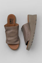 Bueno 's  in white leather