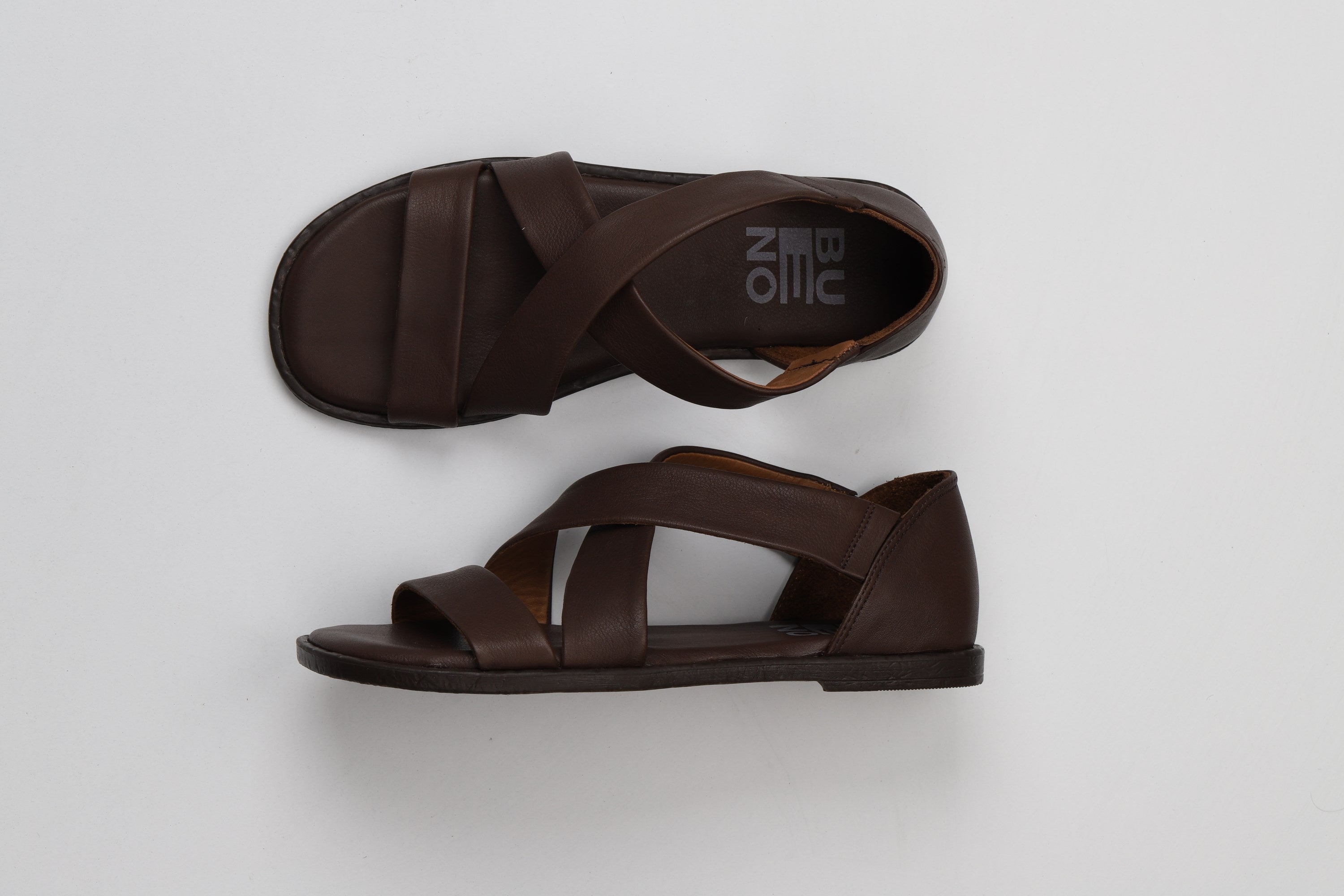 Bueno Women's Leather Flat Sandal