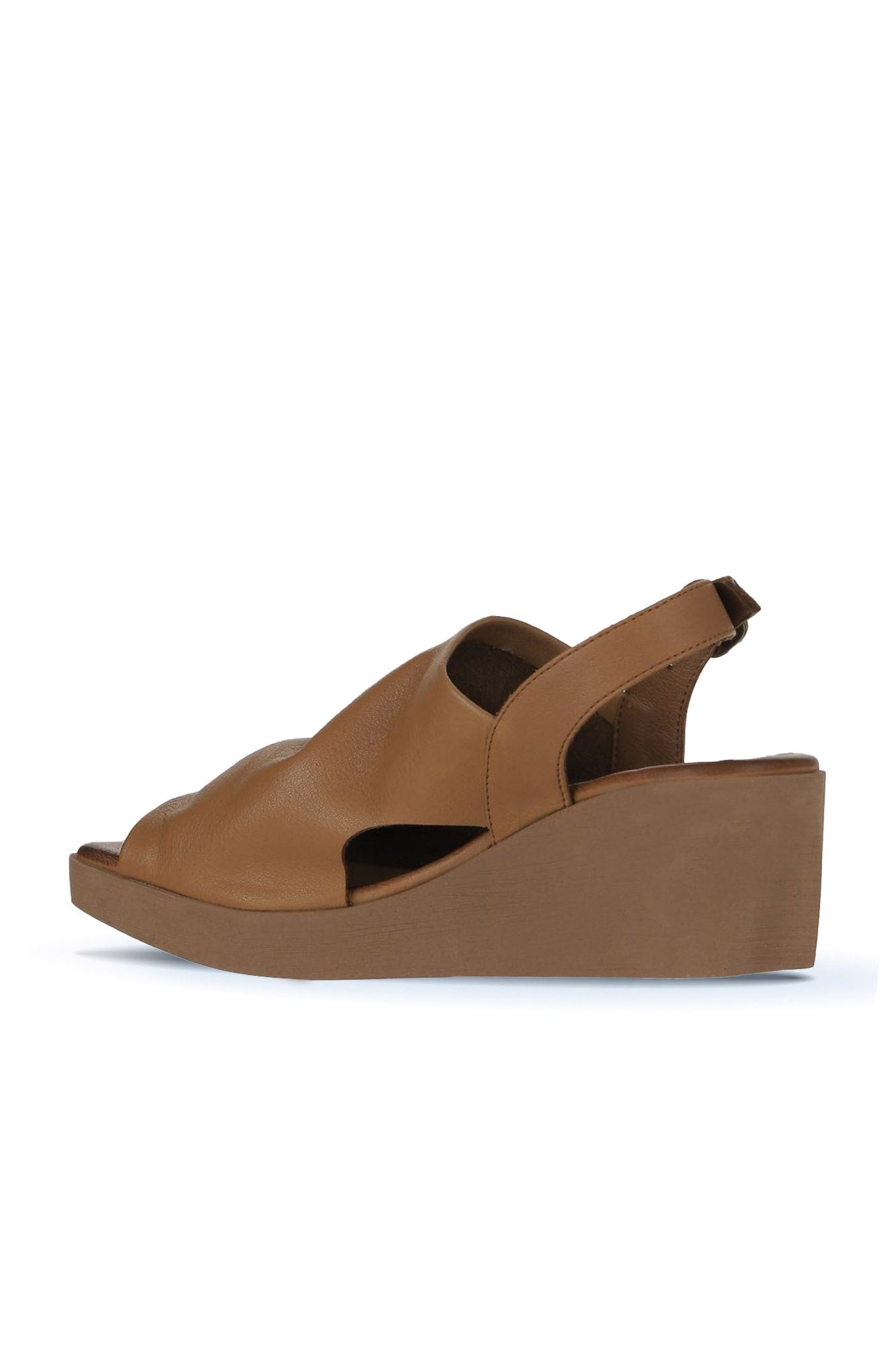 Bueno Women's Leather Wedge Sandal