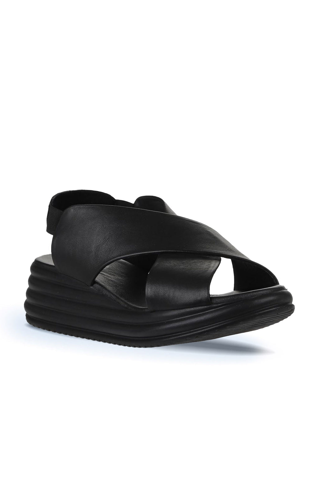 Narrow Low Wedge Sandal