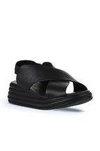 Narrow Low Wedge Sandal