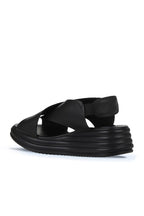 Narrow Low Wedge Sandal