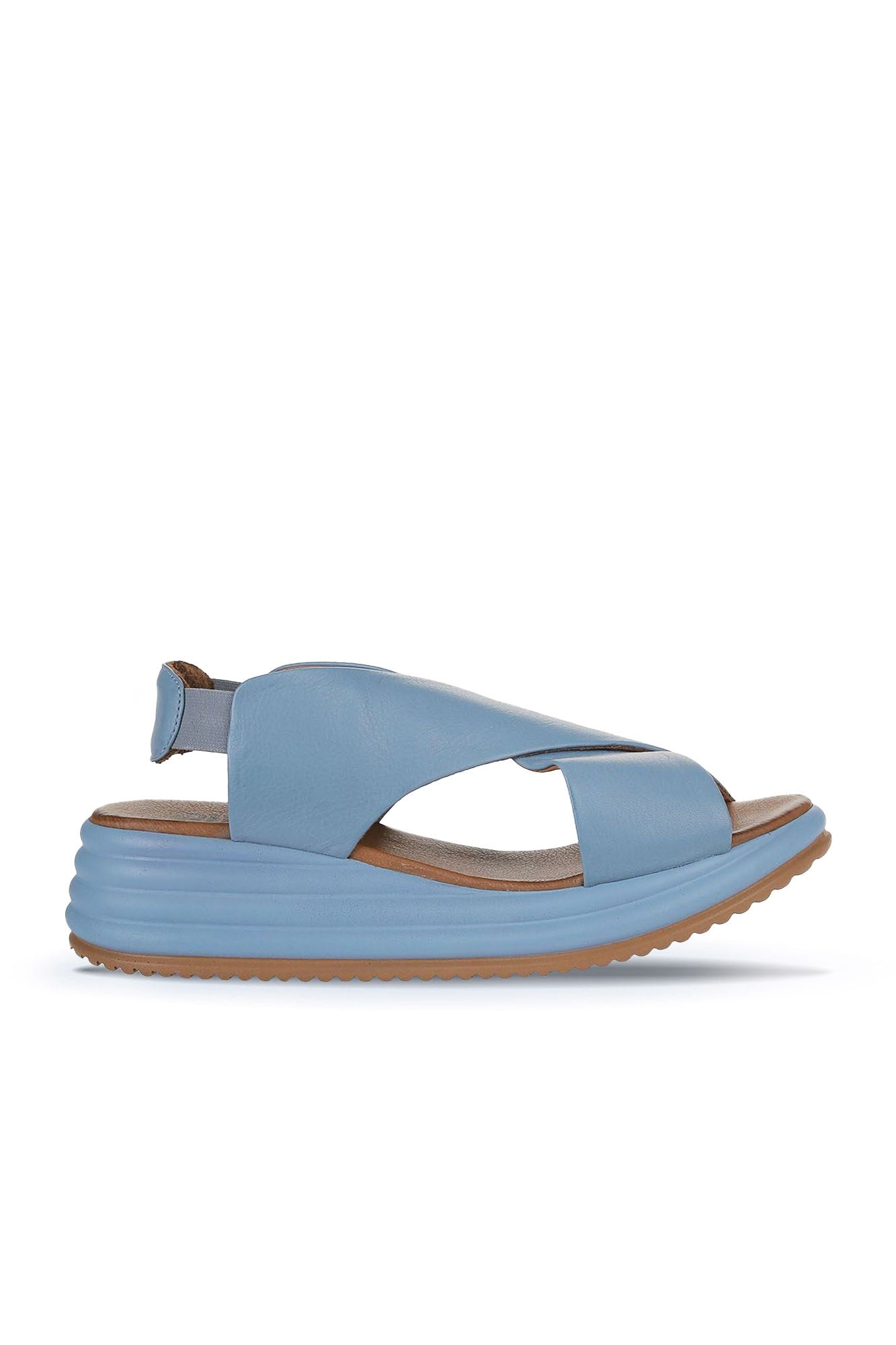 Narrow Low Wedge Sandal