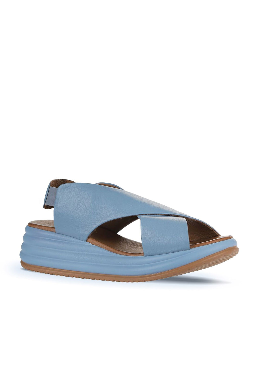 Narrow Low Wedge Sandal