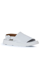 Bueno 's  in white leather