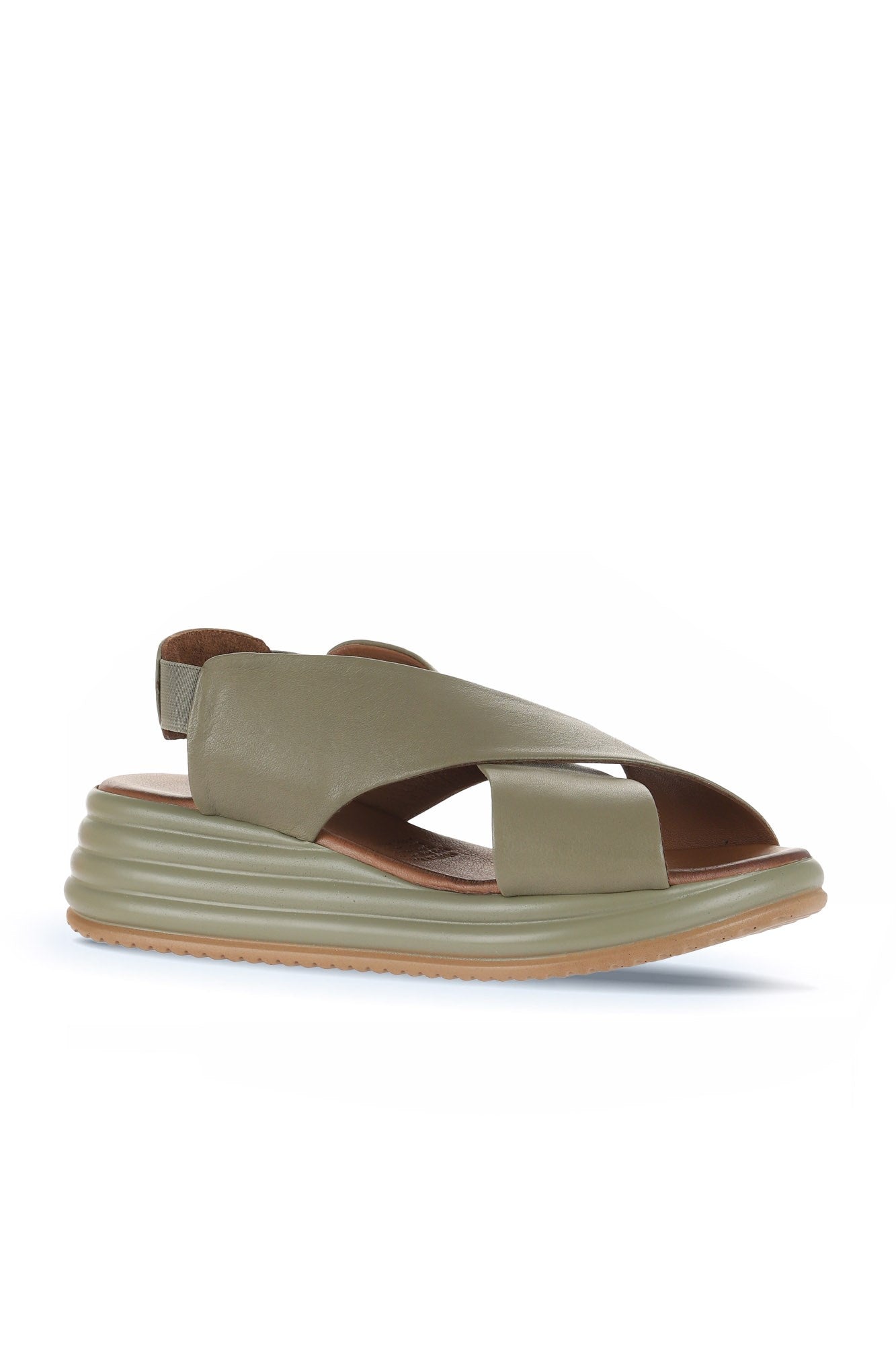 Narrow Low Wedge Sandal