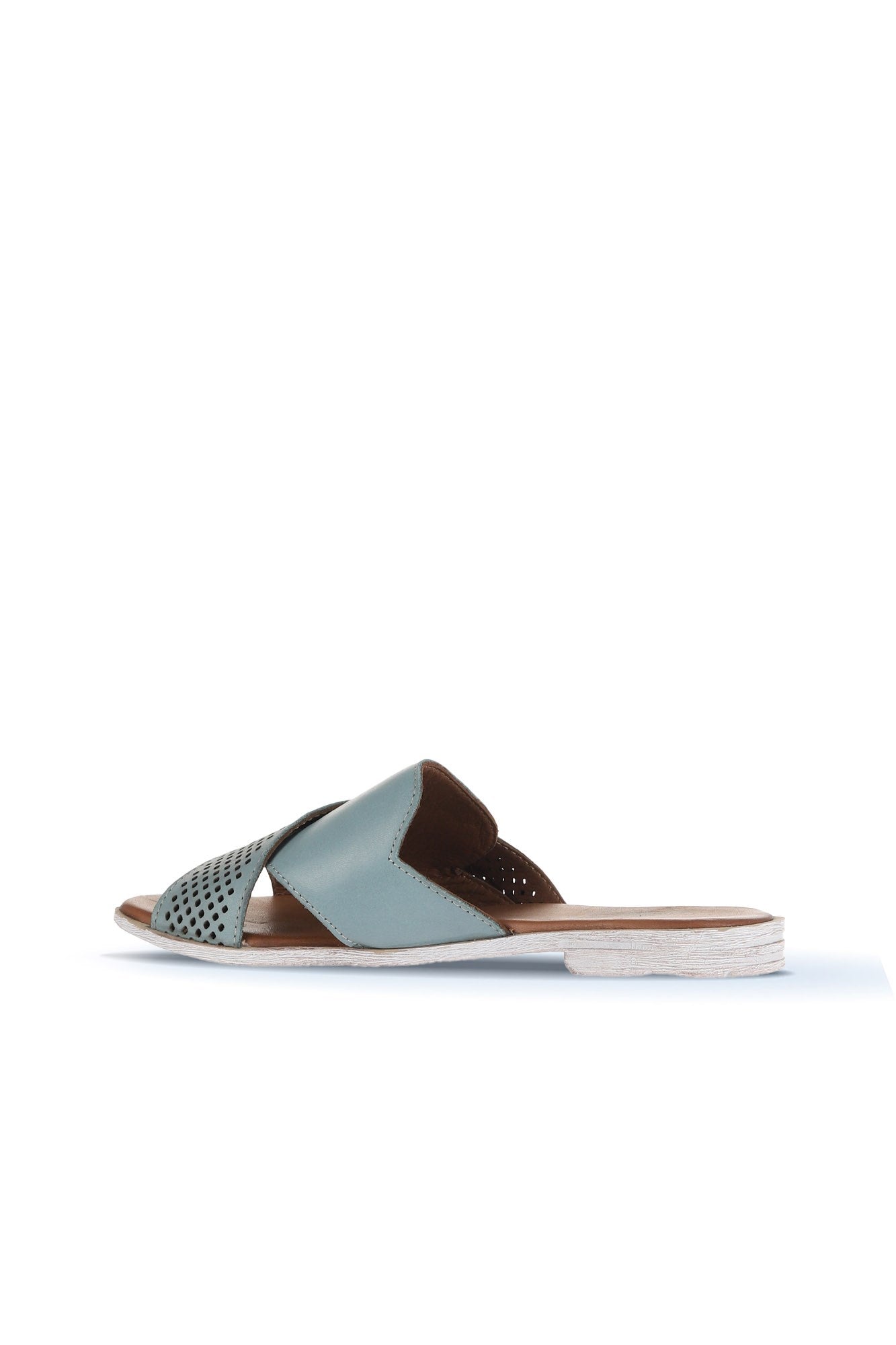 Bueno Women's Leather Flat Slipper