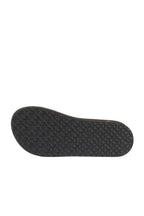 Bueno 's Patterned Wedge Slide in black platinum