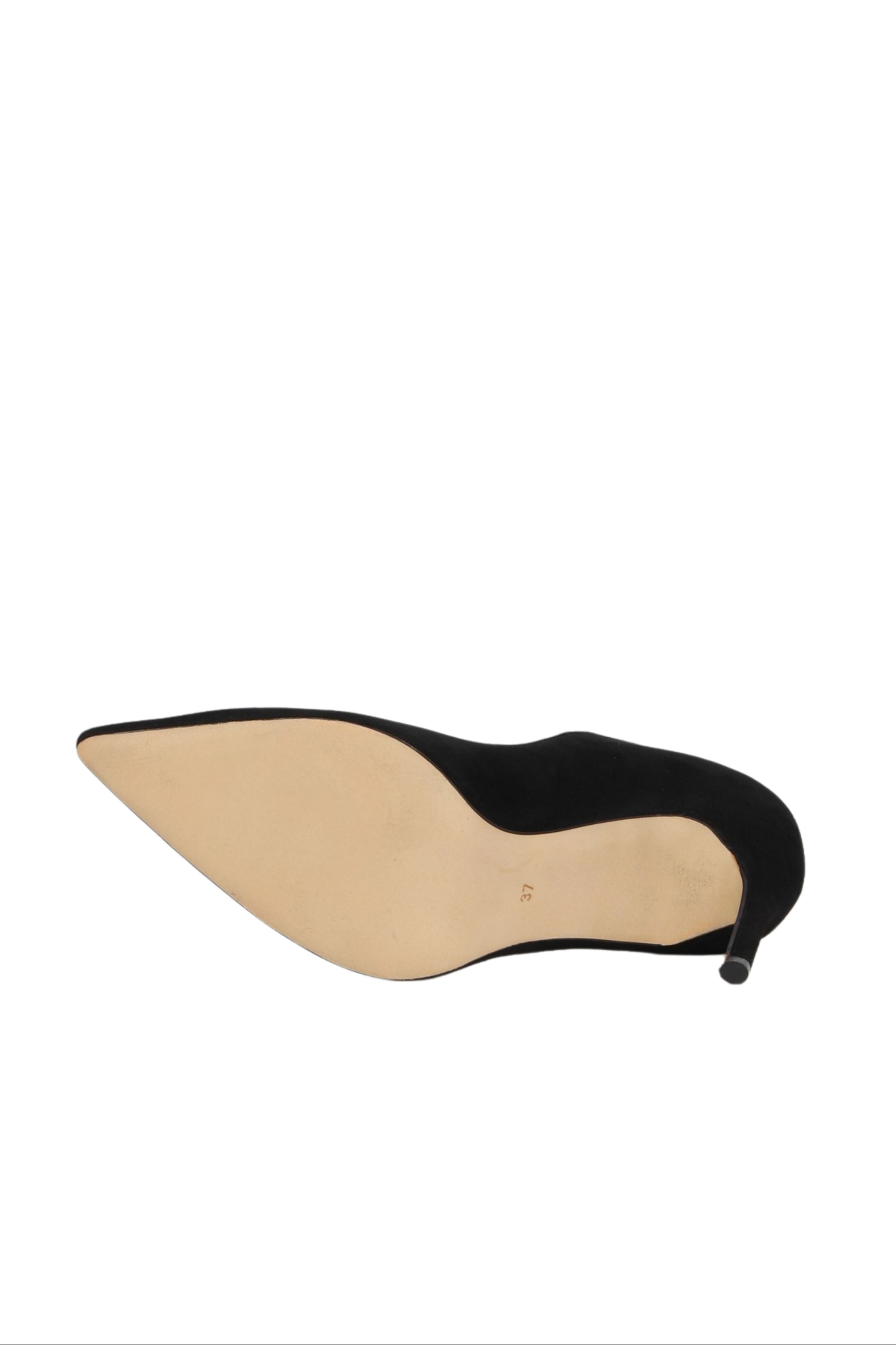 Bueno 's Pointed Stiletto Heel in black suede