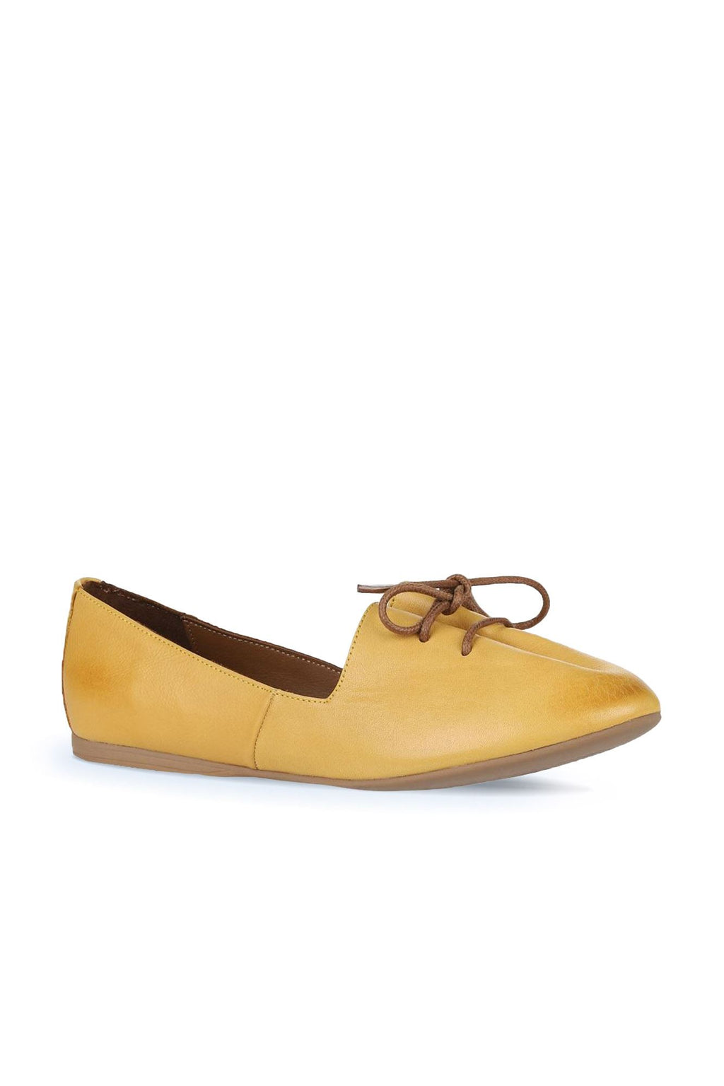 Bueno Women's Leather Ballerina