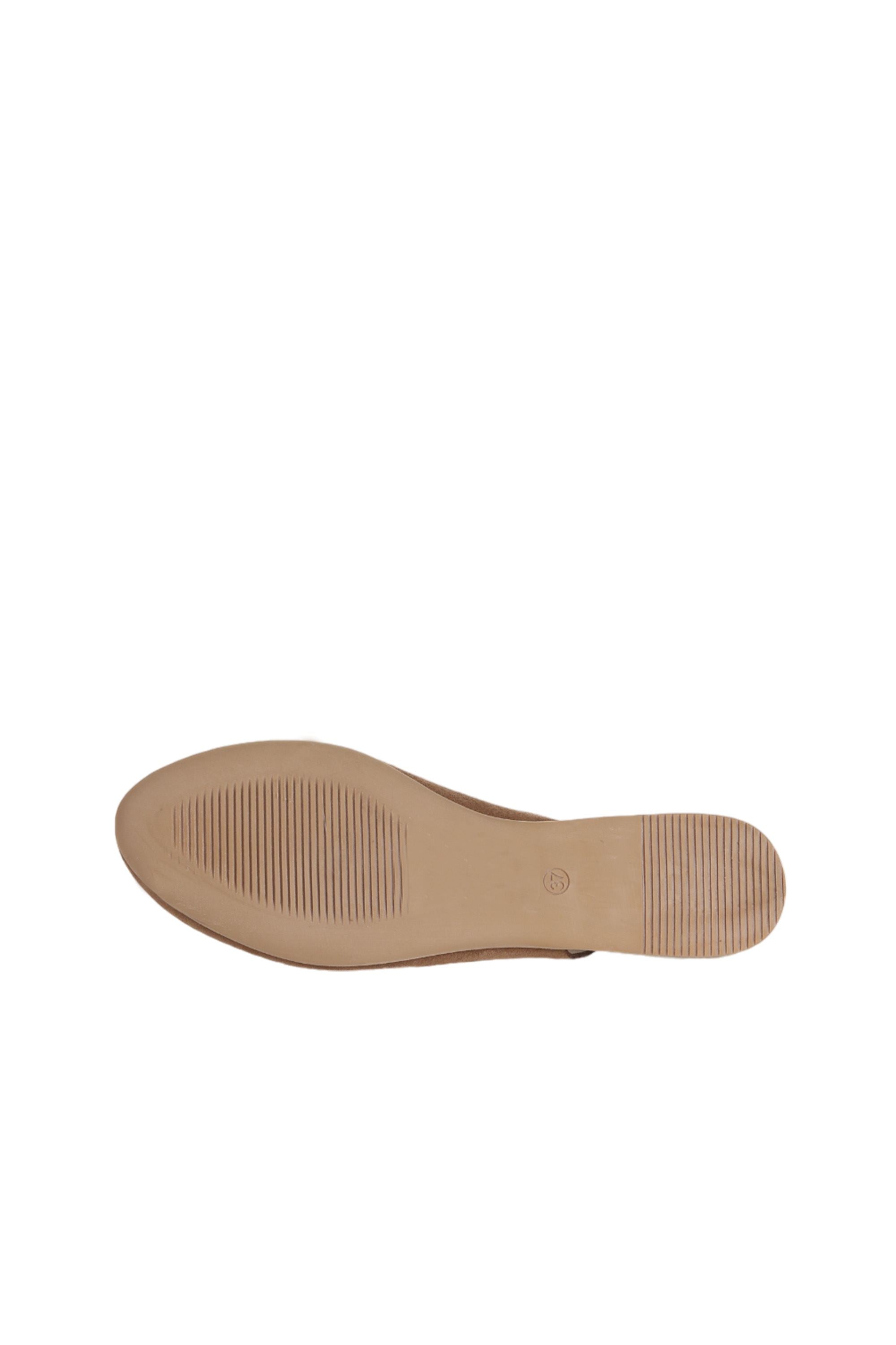 Bueno Women's Leather Ballerina