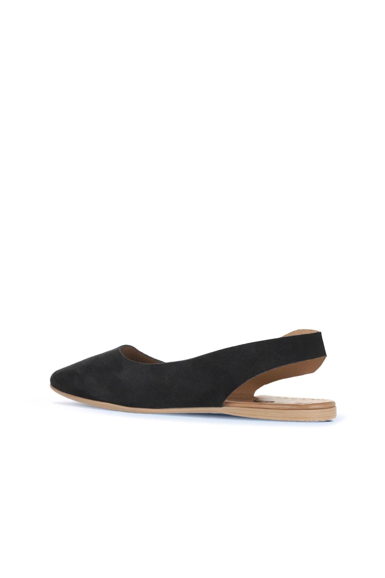 Bueno Women's Leather Ballerina