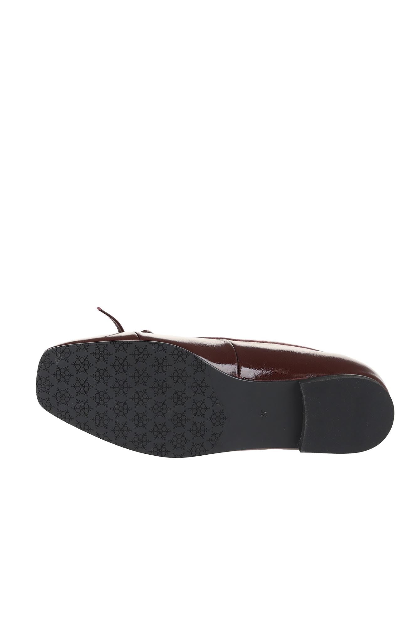 Bueno Women's Leather Ballerina