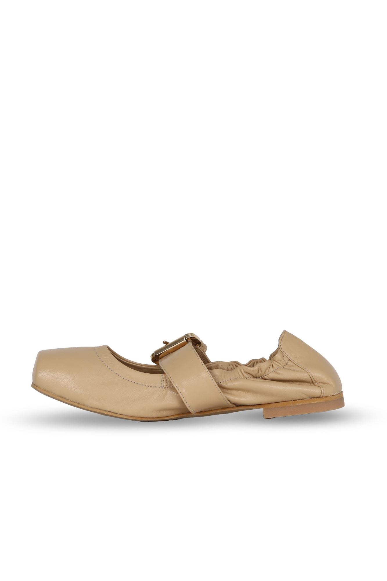 Bueno Women's Leather Ballerina