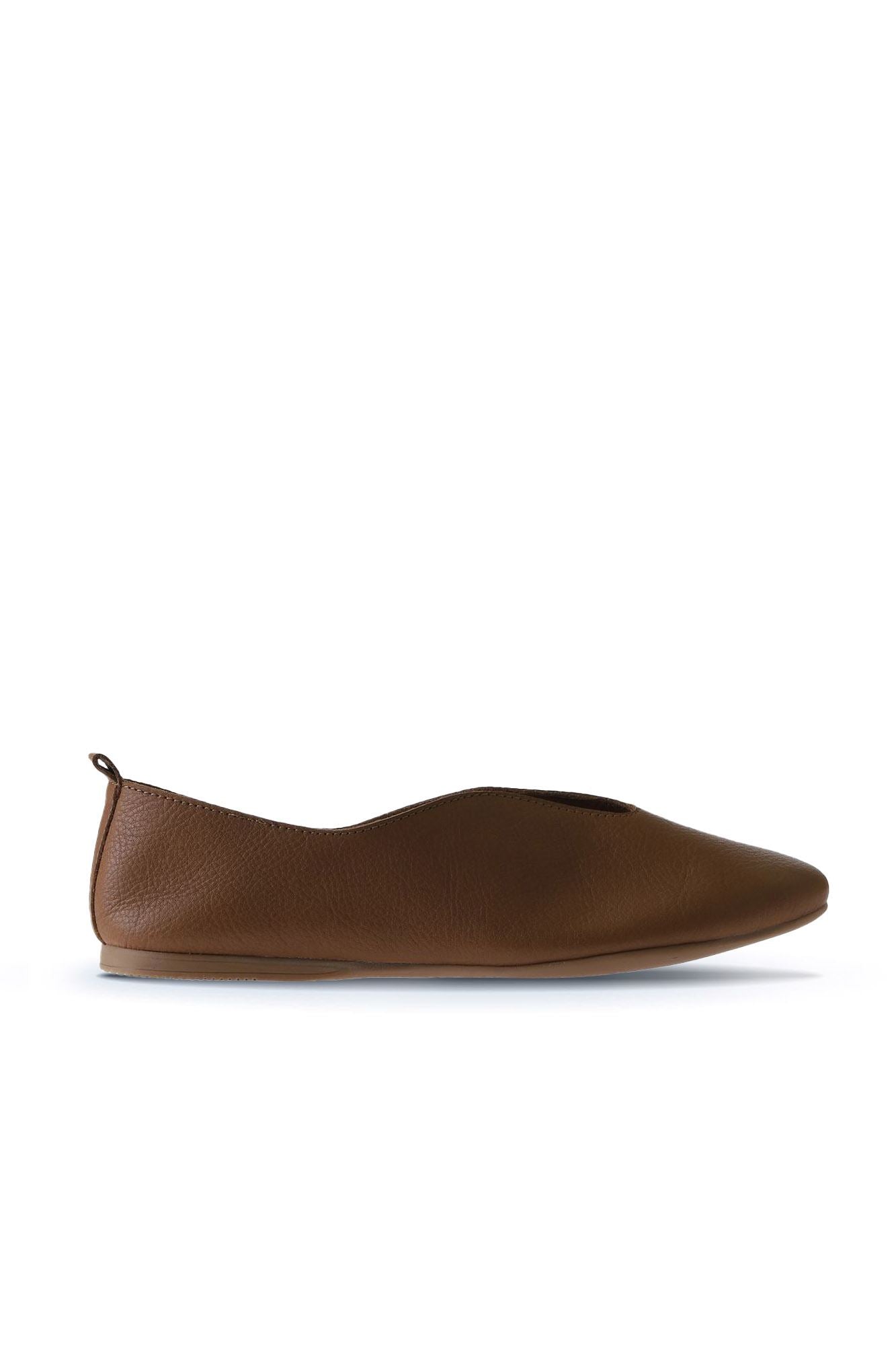 Bueno Women's Leather Ballerina