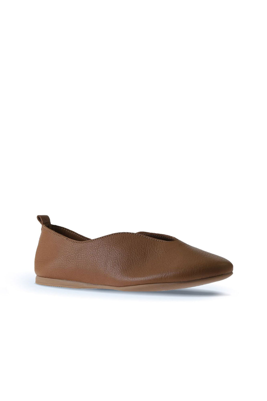 Bueno Women's Leather Ballerina
