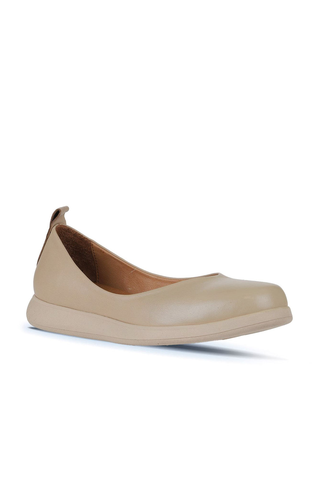Bueno Women's Leather Ballerina