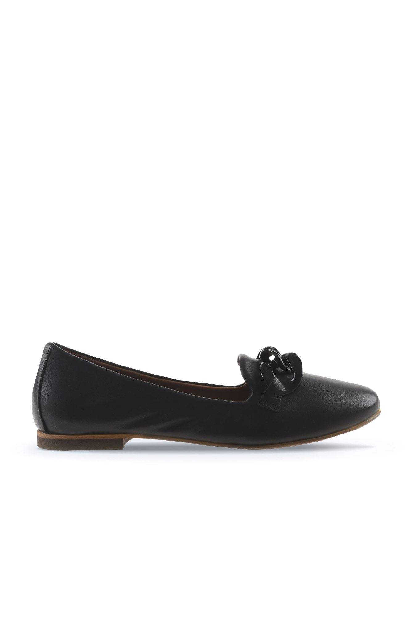 Bueno Women's Leather Ballerina