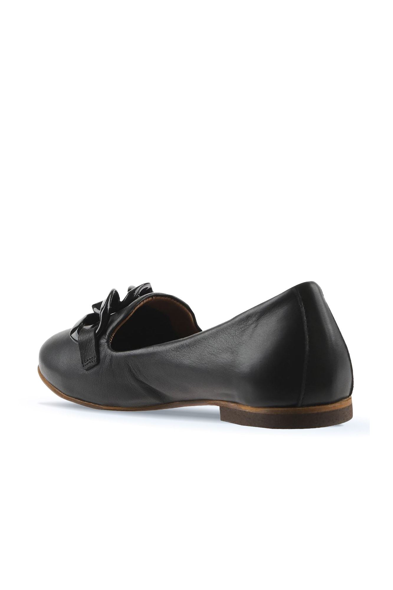 Bueno Women's Leather Ballerina