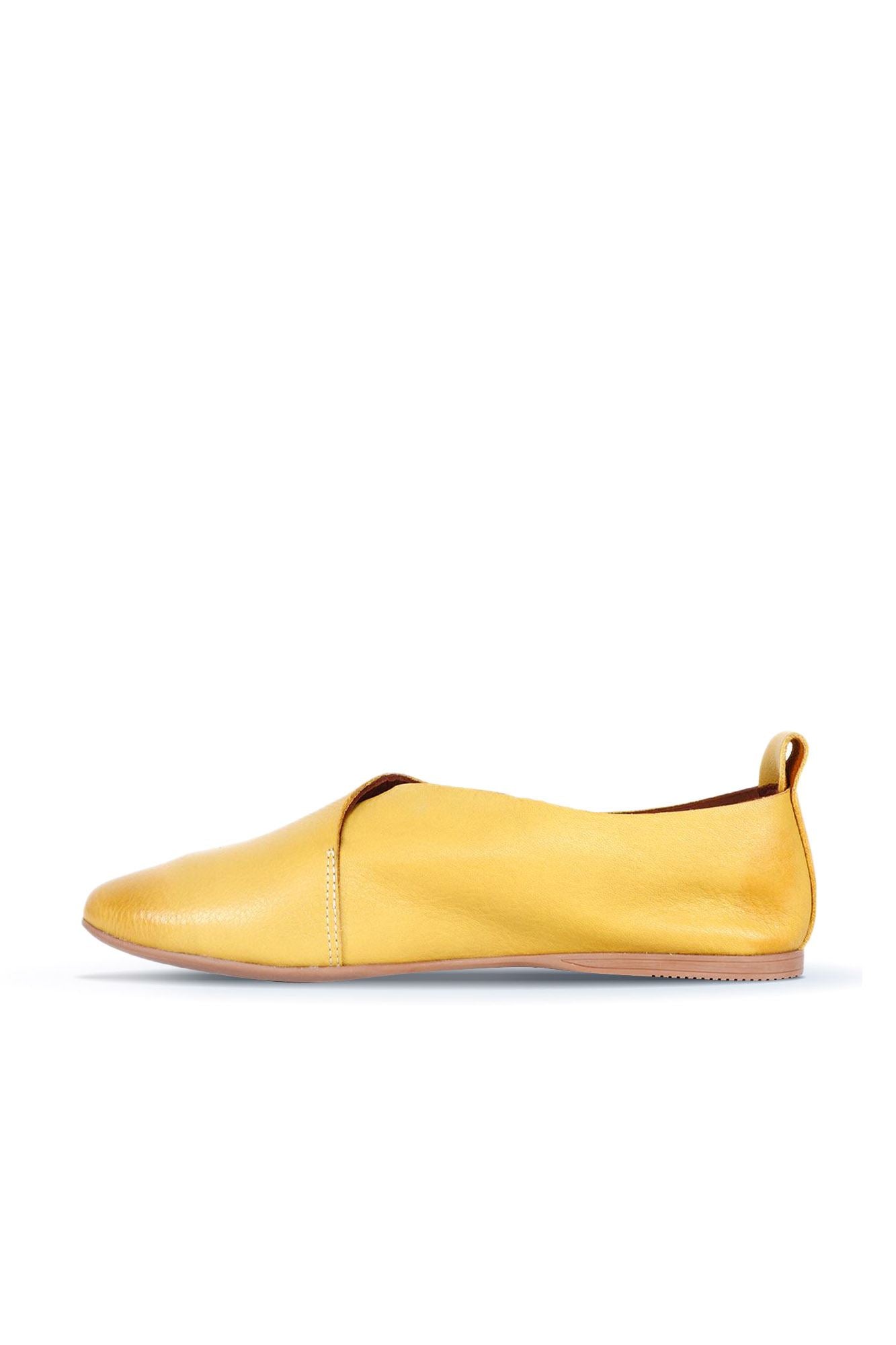 Bueno Women's Leather Ballerina